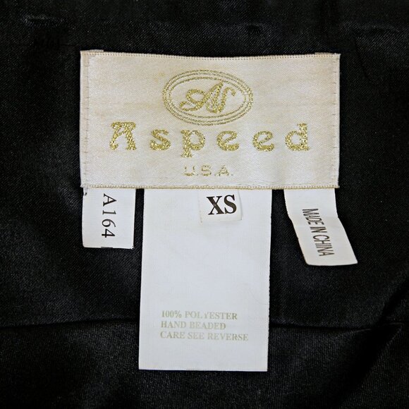 Aspeed Sultry Animal Print Sequins V Neck Sheath Gown - Picture 9 of 10